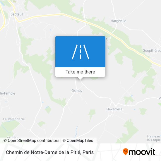Chemin de Notre-Dame de la Pitié map