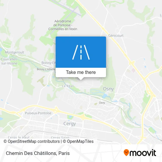 Chemin Des Châtillons map