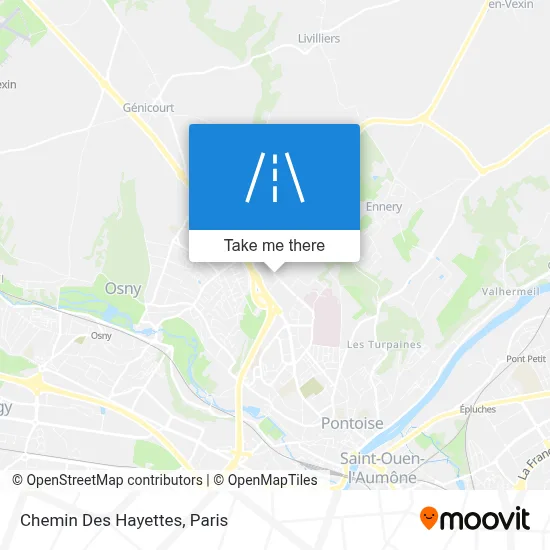 Chemin Des Hayettes map