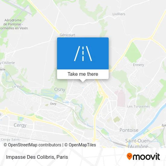 Impasse Des Colibris map