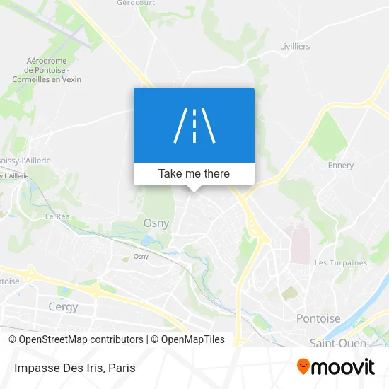 Impasse Des Iris map