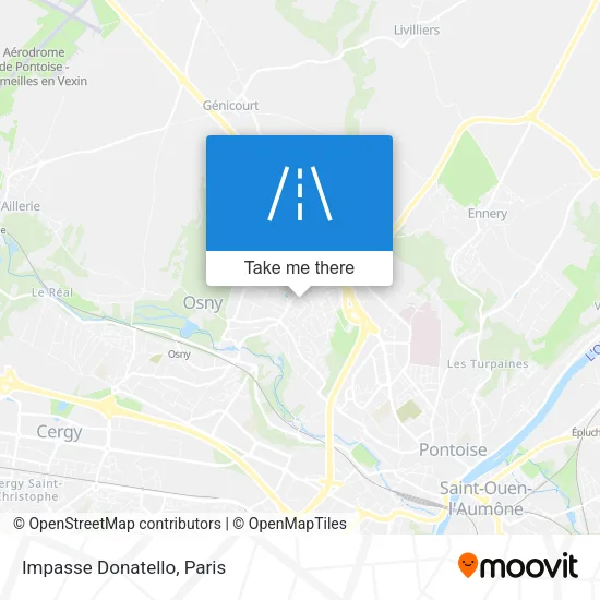 Impasse Donatello map