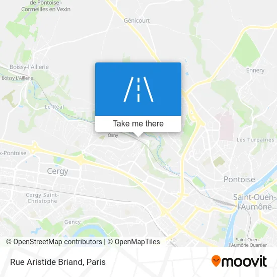 Rue Aristide Briand map