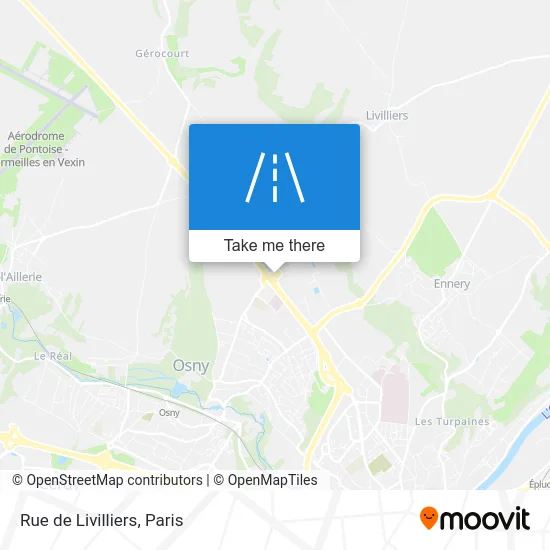 Rue de Livilliers map