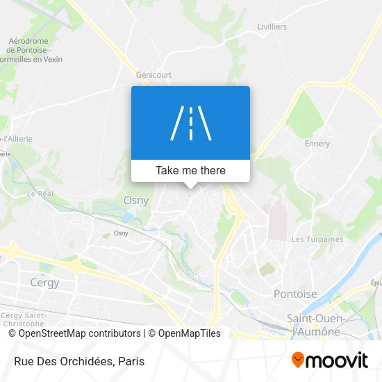 Rue Des Orchidées map