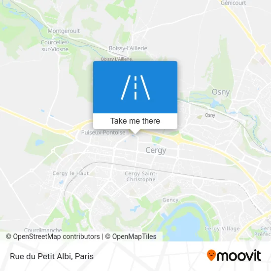 Rue du Petit Albi map