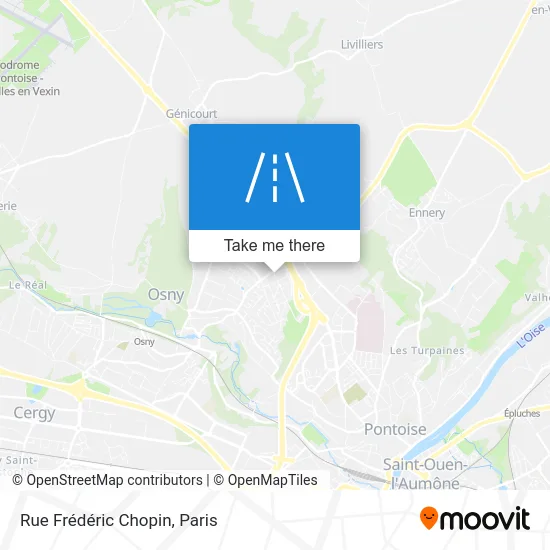 Rue Frédéric Chopin map