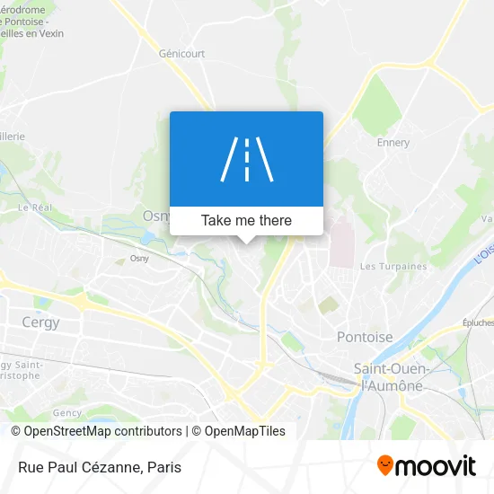 Rue Paul Cézanne map