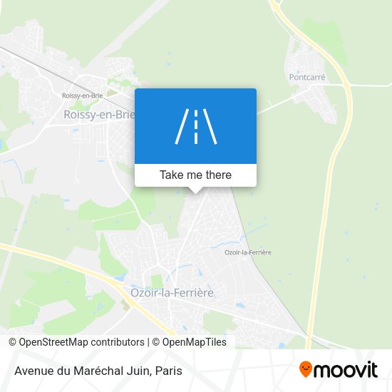 Avenue du Maréchal Juin map