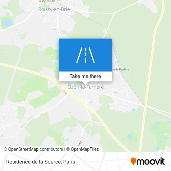 Résidence de la Source map