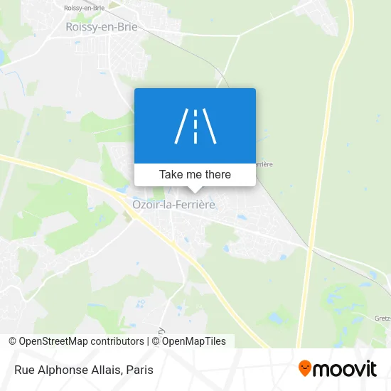 Rue Alphonse Allais map