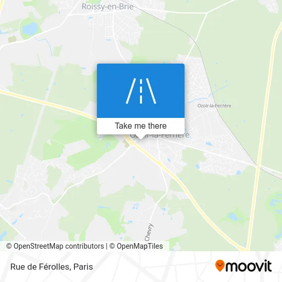 Rue de Férolles map