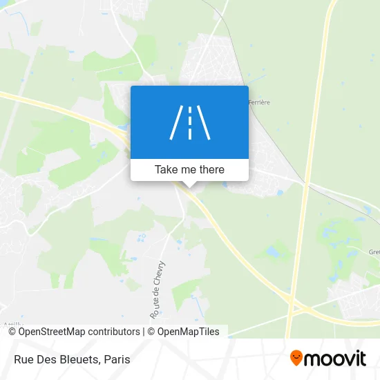 Rue Des Bleuets map