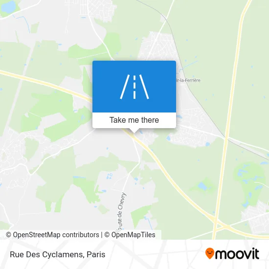 Rue Des Cyclamens map