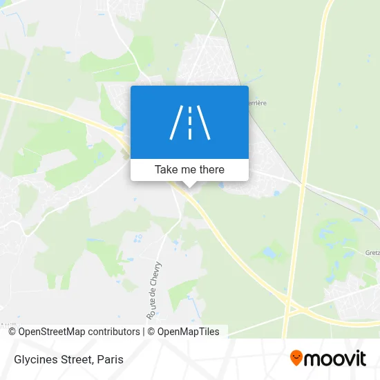 Rue Des Glycines map