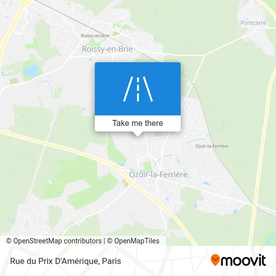 Rue du Prix D'Amérique map