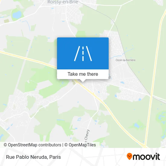 Rue Pablo Neruda map
