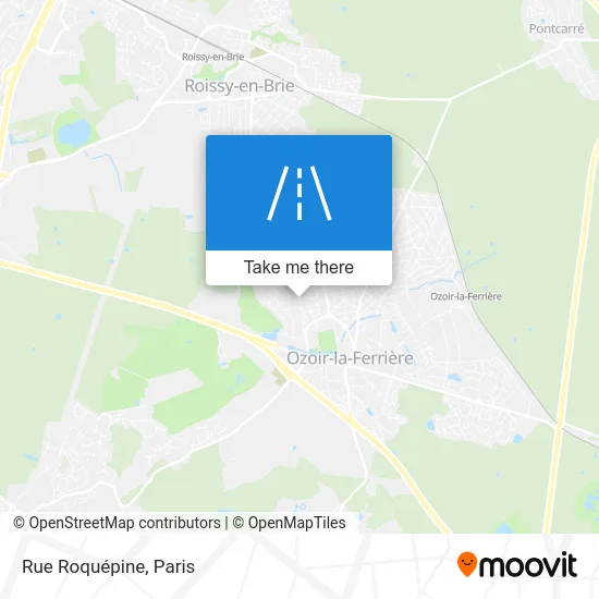Rue Roquépine map