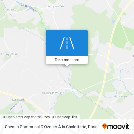 Chemin Communal D'Ozouer À La Chalotterie map