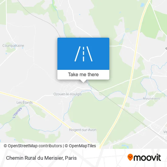 Chemin Rural Du Merisier map