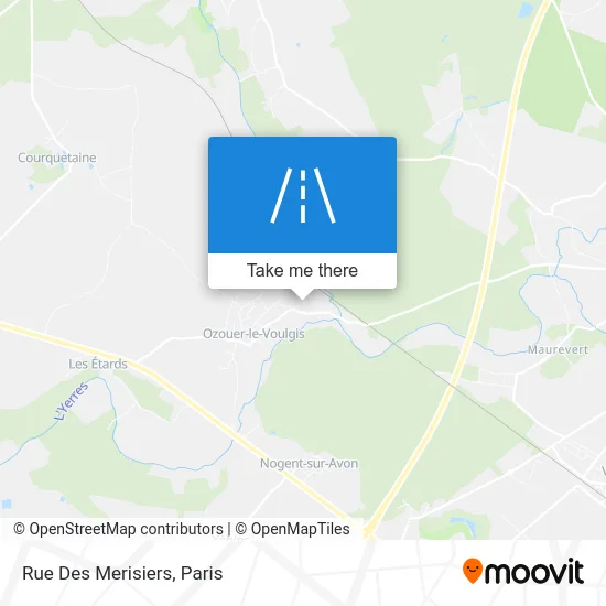 Mapa Rue Des Merisiers