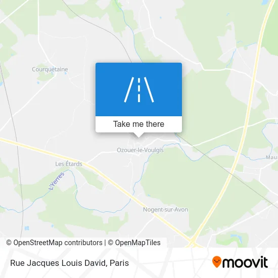 Mapa Rue Jacques Louis David