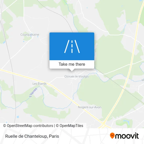 Ruelle de Chanteloup map