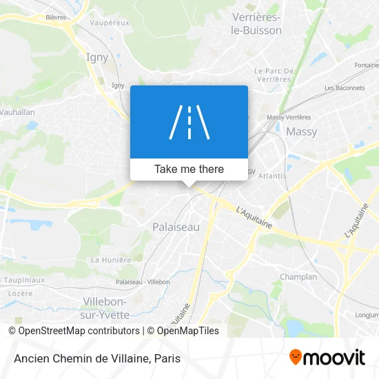 Ancien Chemin de Villaine map