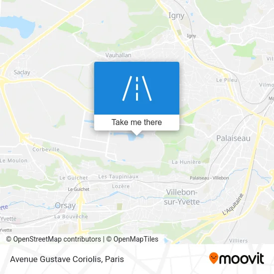 Avenue Gustave Coriolis map