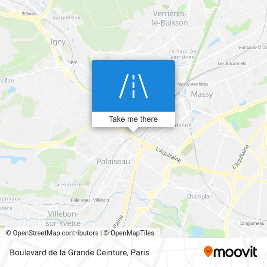 Boulevard de la Grande Ceinture map