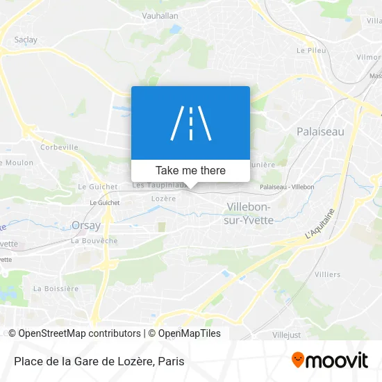 Place de la Gare de Lozère map