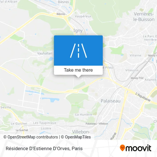 Résidence D'Estienne D'Orves map