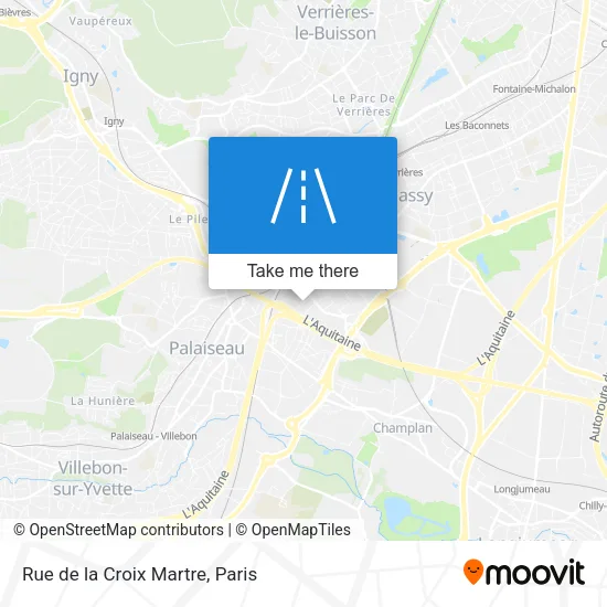 Rue de la Croix Martre map