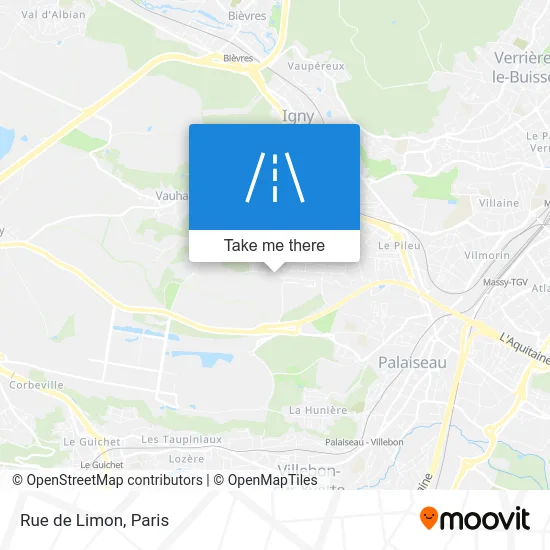 Rue de Limon map