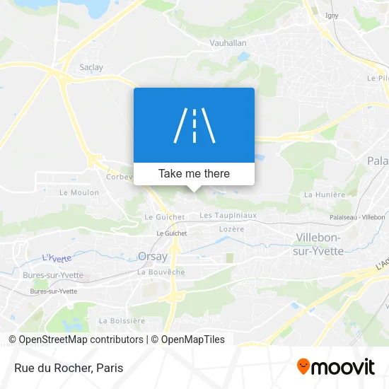 Rue du Rocher map