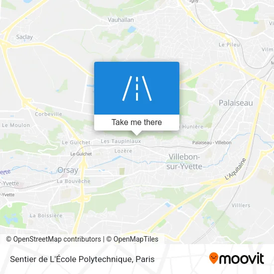 Sentier de L'École Polytechnique map
