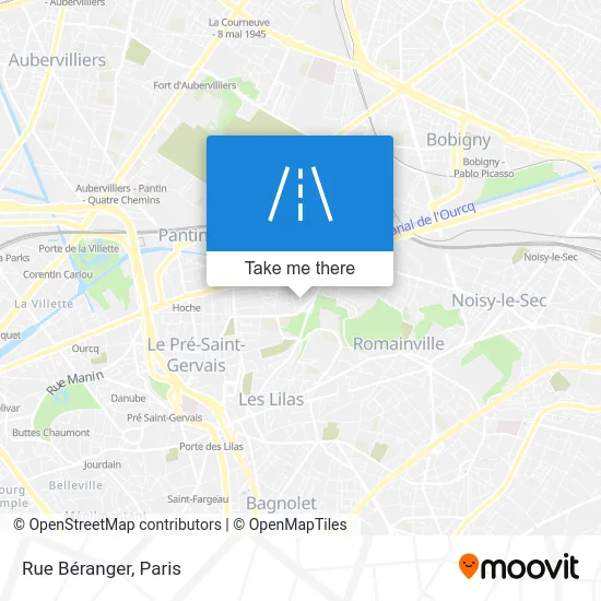 Rue Béranger map