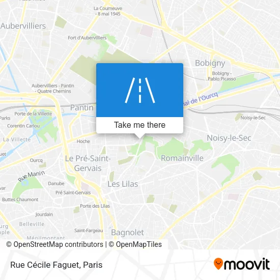 Rue Cécile Faguet map