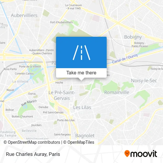 Rue Charles Auray map