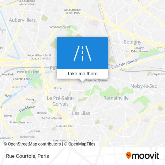 Rue Courtois map