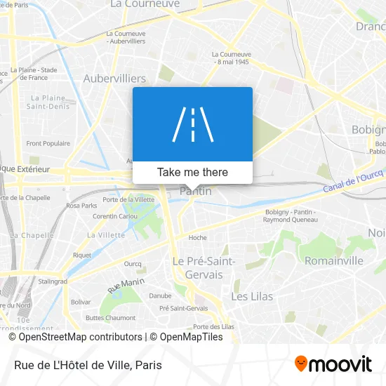 Rue de L'Hôtel de Ville map