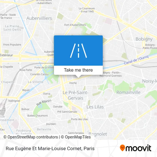 Rue Eugène Et Marie-Louise Cornet map