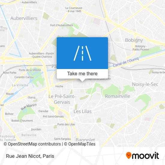 Rue Jean Nicot map