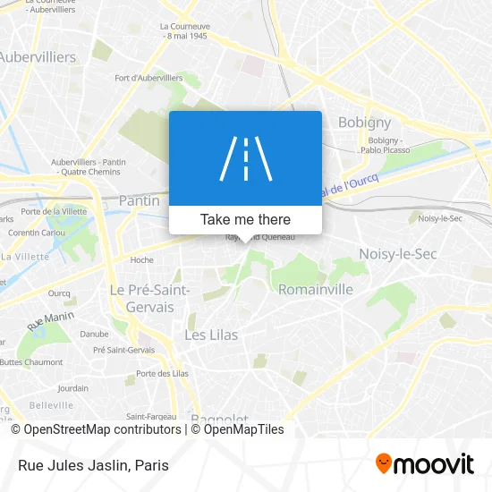 Rue Jules Jaslin map