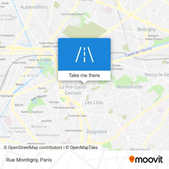 Rue Montigny map