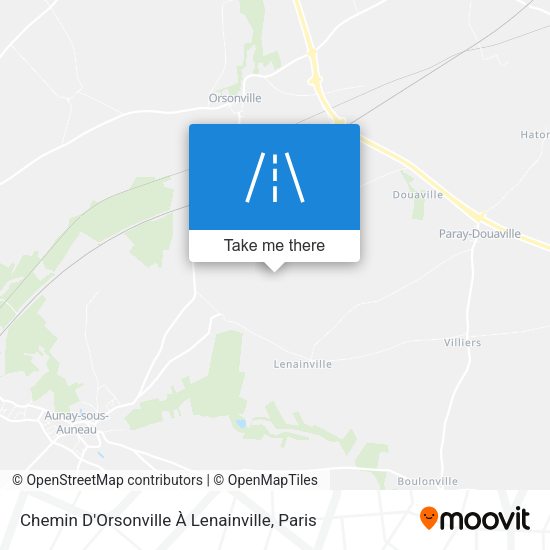 Chemin D'Orsonville À Lenainville map