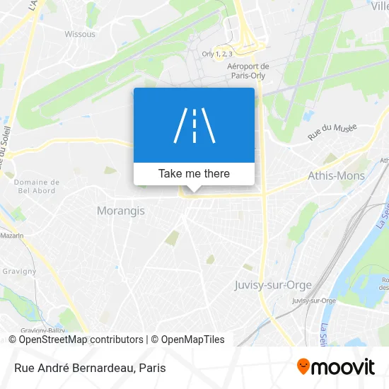 Rue André Bernardeau map