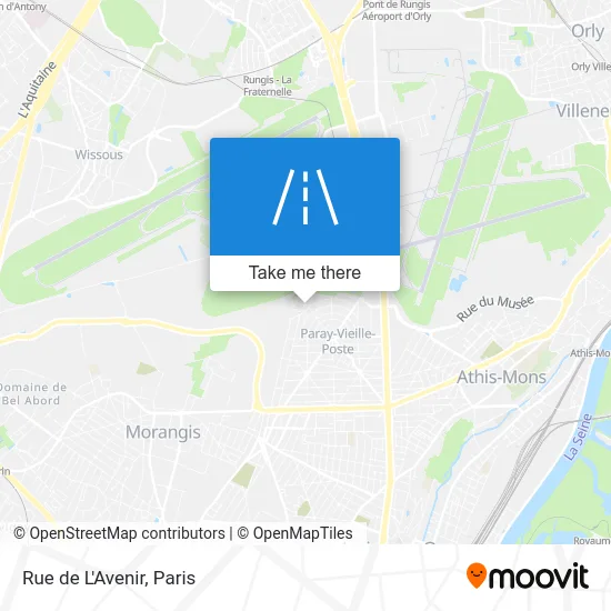 Rue de L'Avenir map