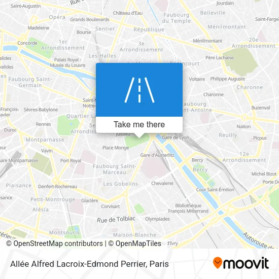 Allée Alfred Lacroix-Edmond Perrier map