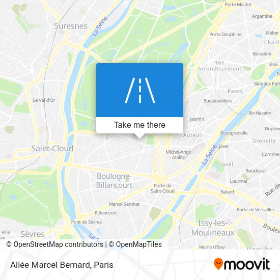 Allée Marcel Bernard map